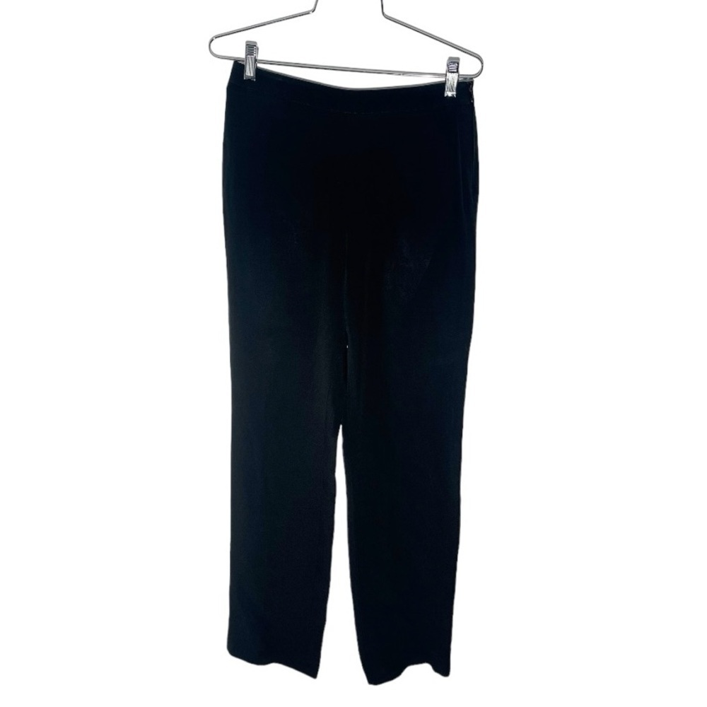 Vintage Armani Collezioni Silk Blend Trouser Pant Black size 6